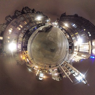 Been wanting to take this hot for a long time - Glasgow Cross at Night. #glasgow #scotland #vistscotland #failtegualba