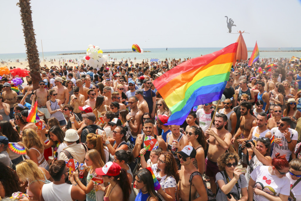 Gay Pride in Tel Aviv - Credit Guy Yechiely